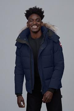 Chamarras Canada Goose Hombre Outlet - Wyndham Abrigos Azul Oscuro Marino YQ7085369